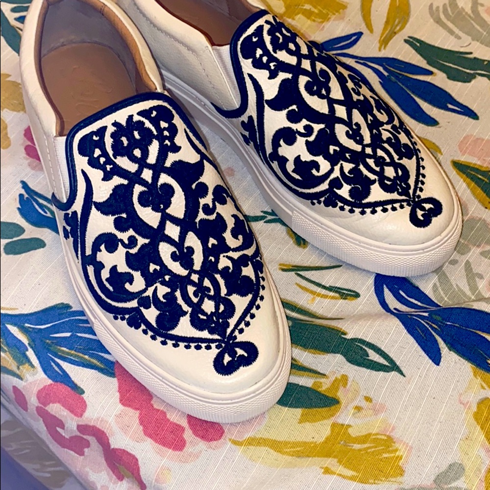Brighton Leather Sneakers (Like New)